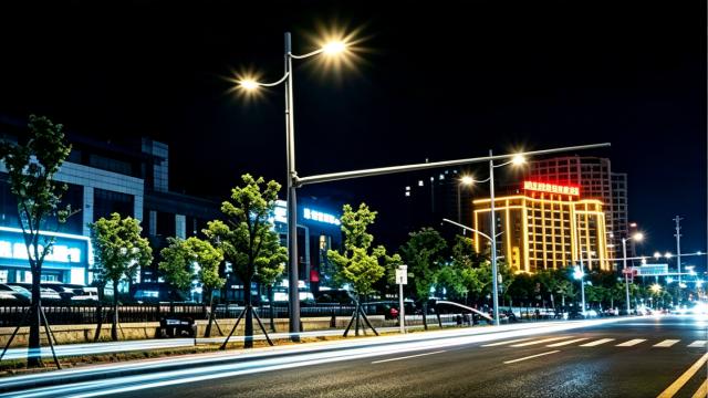 Connected LED street lights for field controller applications at night