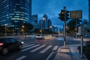 Connected night-city technology for smart transportation