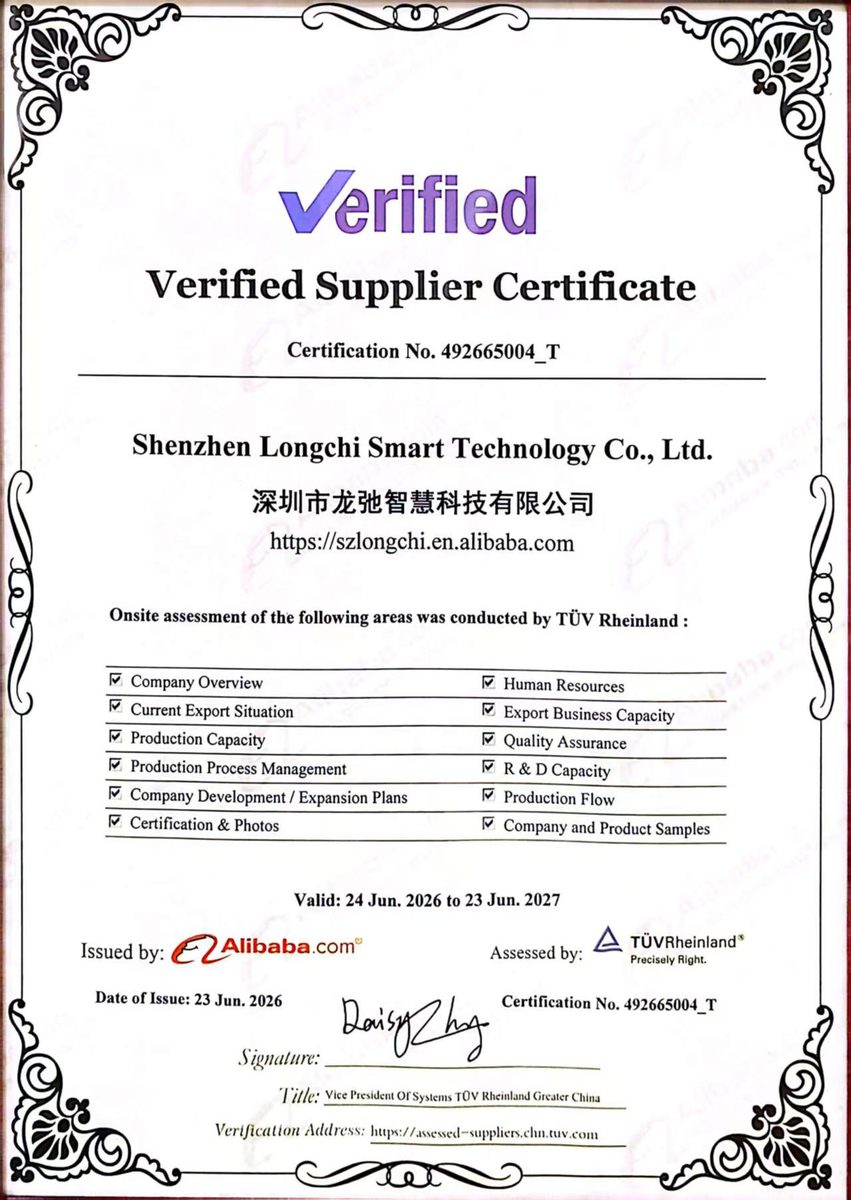 LongChi TÜV certificate