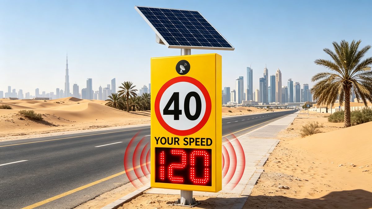 Vehicle speed capture project in the United Arab Emirates