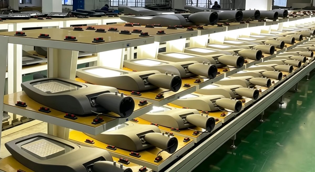 LED street light production and testing equipment